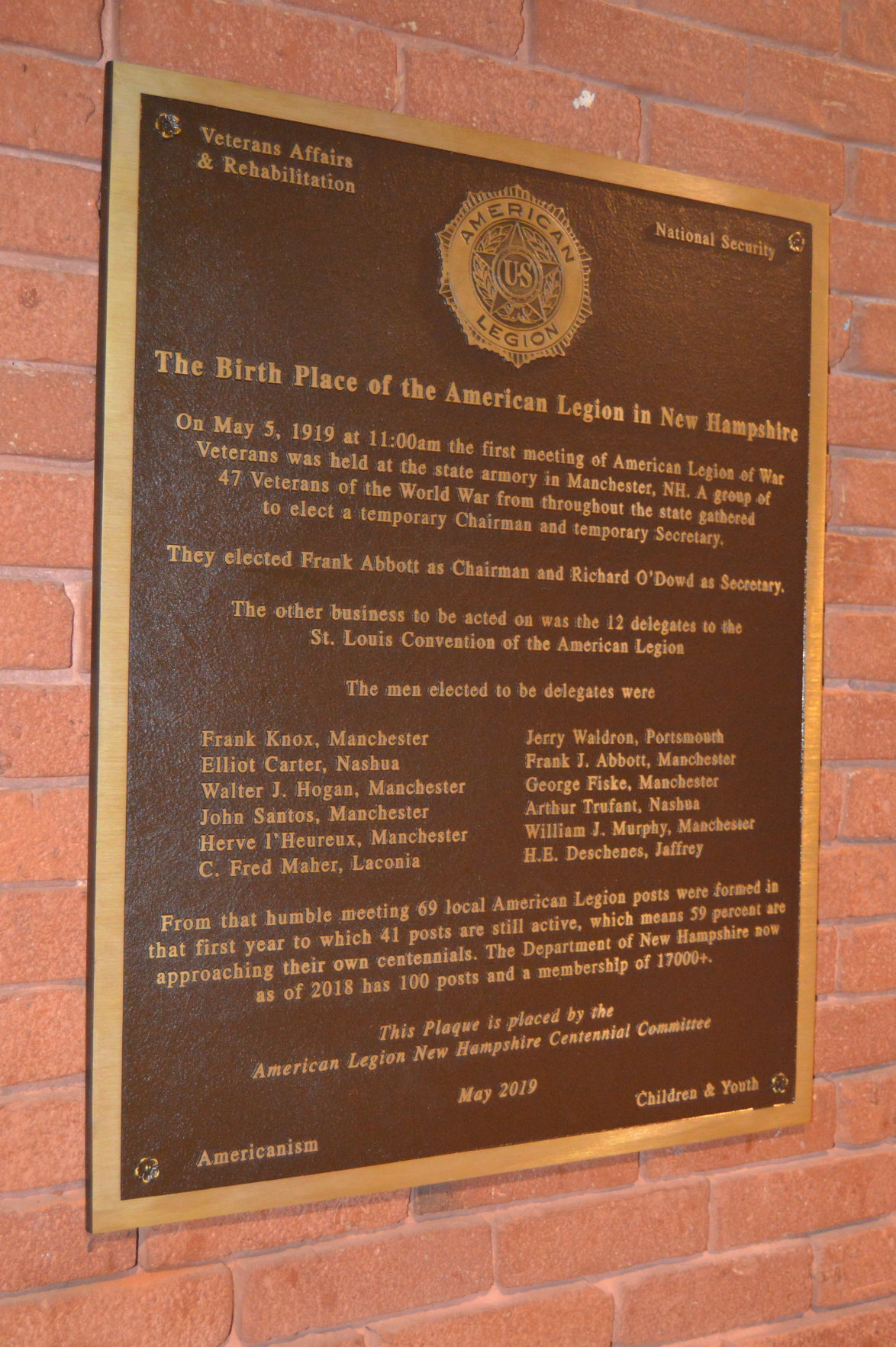 American Legion marks NH centennial